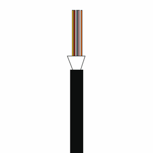 Fiberkabel Singelmodus 4fiber Inne/Ute - FibreFab